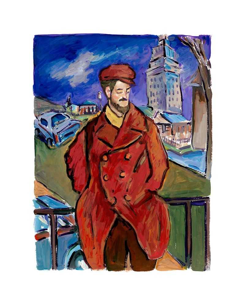 Bob Dylan, ‘Man On A Bridge’, 2018, Print, Fine art print, Halcyon Gallery, Numbered