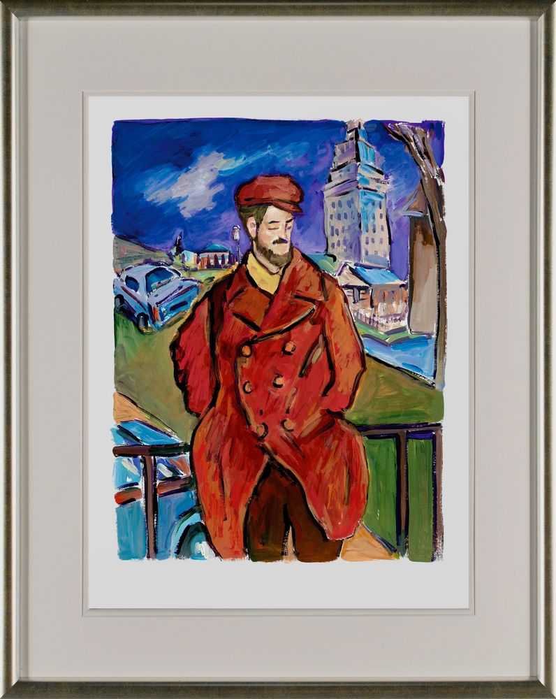 Bob Dylan, ‘Man On A Bridge (2018) (Framed)’, 2018, Print, Fine Art Print, Castle Fine Art, Numbered, Framed