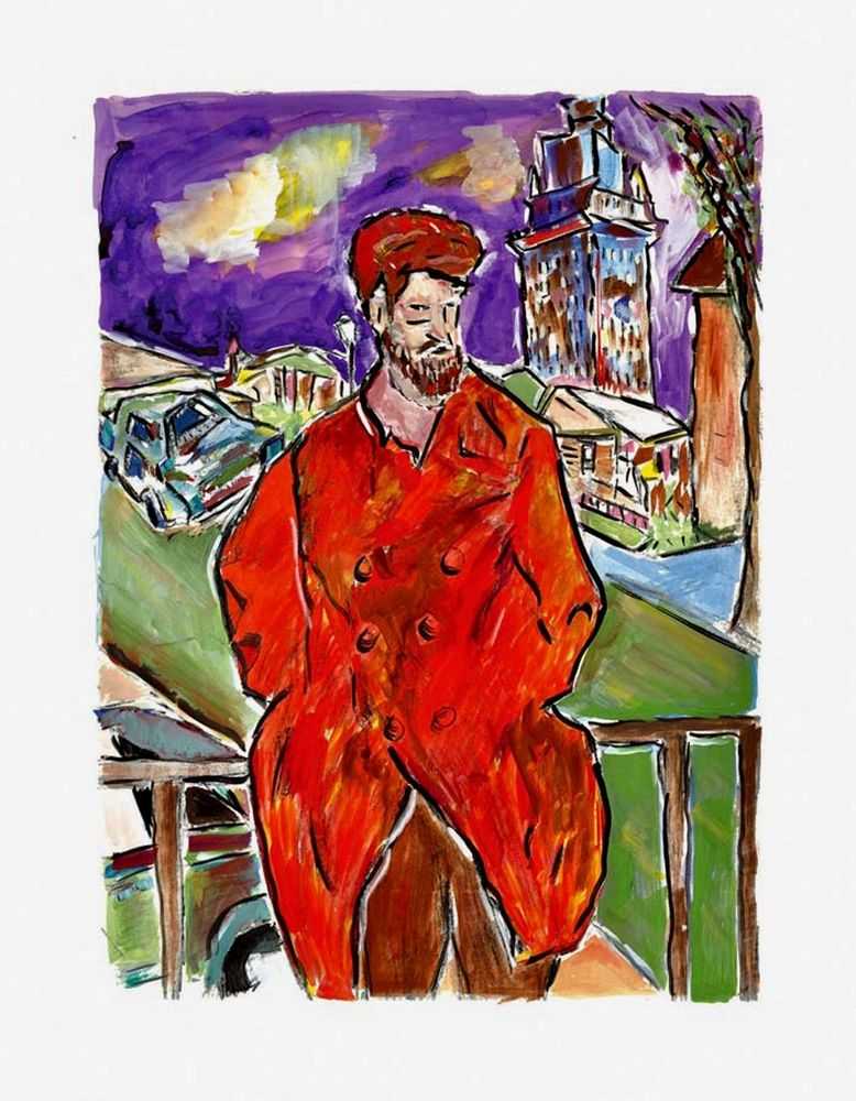 Bob Dylan, ‘Man On A Bridge - Medium (2008) (Framed)’, 2008, Print, Fine Art Print, Castle Fine Art, Numbered, Framed