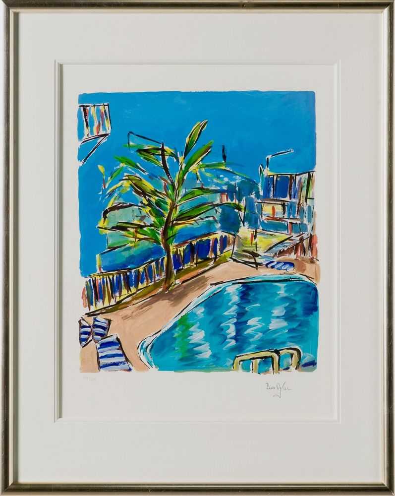 Bob Dylan, ‘Motel Pool (2018) (Framed)’, 2018, Print, Fine Art Print, Castle Fine Art, Numbered, Framed