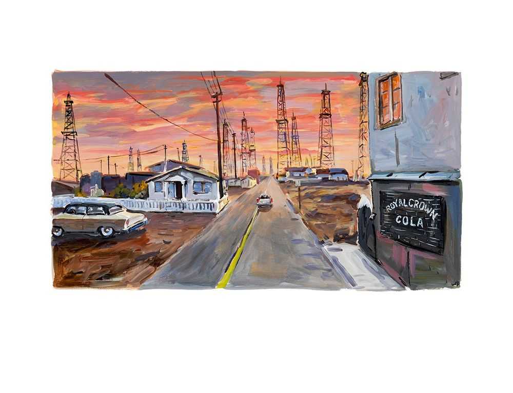 Bob Dylan, ‘Oil Rigger's Shack (2017)’, 2017, Print, Fine art print, Halcyon Gallery, Numbered