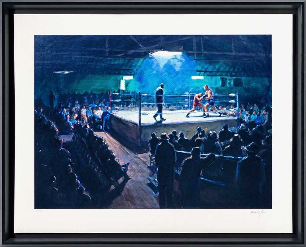 Bob Dylan, ‘Prize Fight (2021) (Framed)’, 2021, Print, Fine Art Print, Castle Fine Art, Numbered, Framed
