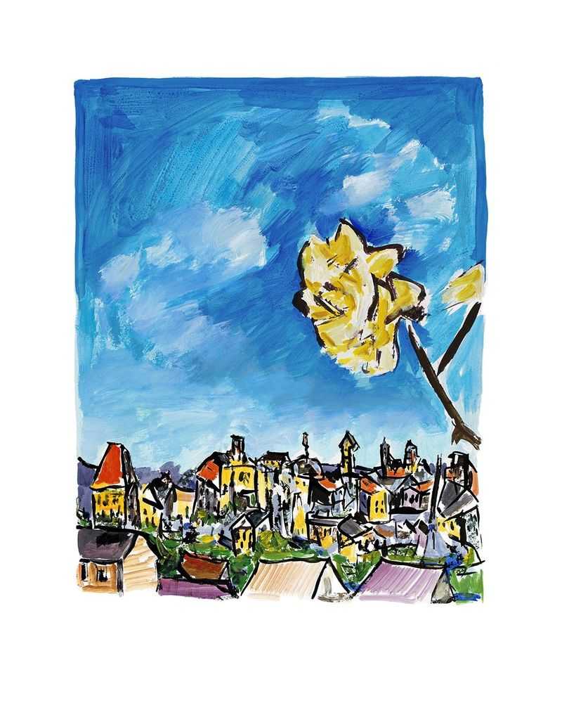 Bob Dylan, ‘Rose On A Hillside’, 2018, Print, Fine art print, Halcyon Gallery, Numbered
