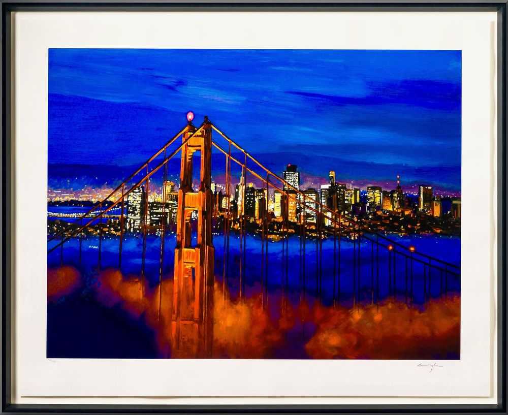 Bob Dylan, ‘San Francisco Bay (2024) (Framed)’, 2024, Print, Fine Art Print, Castle Fine Art, Numbered, Framed