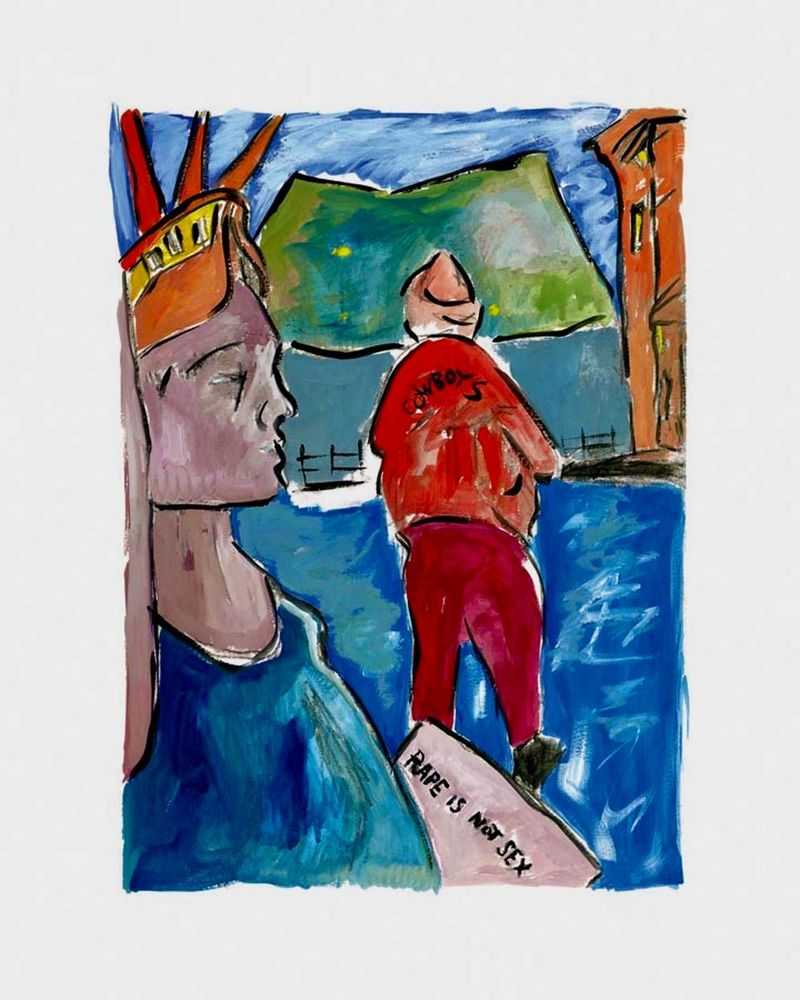 Bob Dylan, ‘Statue of Liberty (2008) (Framed)’, 2008, Print, Fine Art Print, Castle Fine Art, Numbered, Framed
