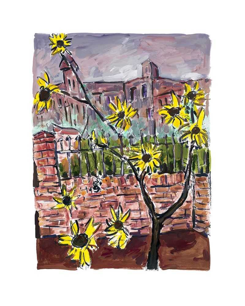 Bob Dylan, ‘Sunflowers’, 2018, Print, Fine art print, Halcyon Gallery, Numbered