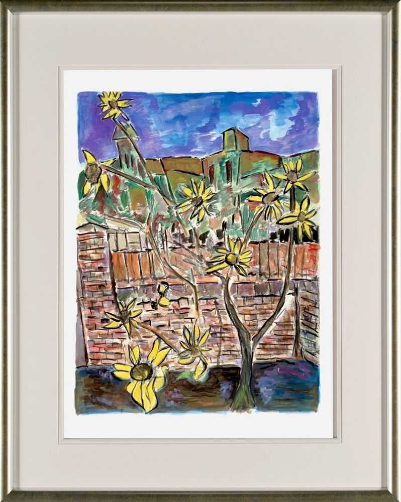 Bob Dylan, ‘Sunflowers (2012) (Framed)’, 2012, Print, Fine Art Print, Castle Fine Art, Numbered, Framed