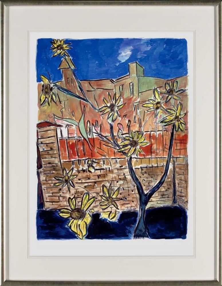 Bob Dylan, ‘Sunflowers - Medium (2014) (Framed)’, 2014, Print, Fine Art Print, Castle Fine Art, Numbered, Framed