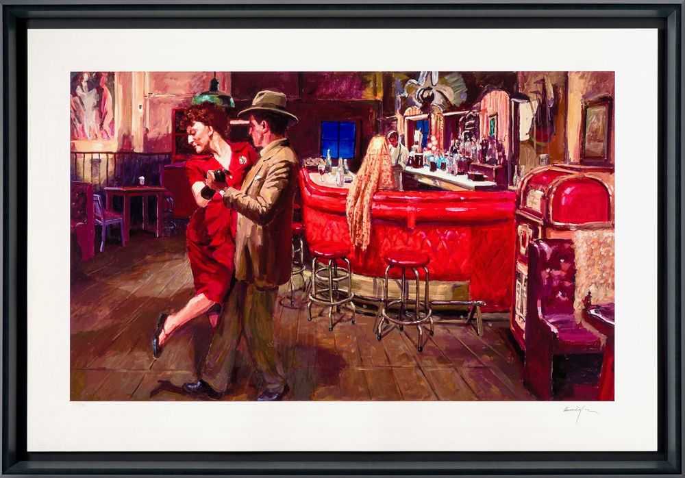 Bob Dylan, ‘Tango Dancers (2021) (Framed)’, 2021, Print, Fine Art Print, Castle Fine Art, Numbered, Framed