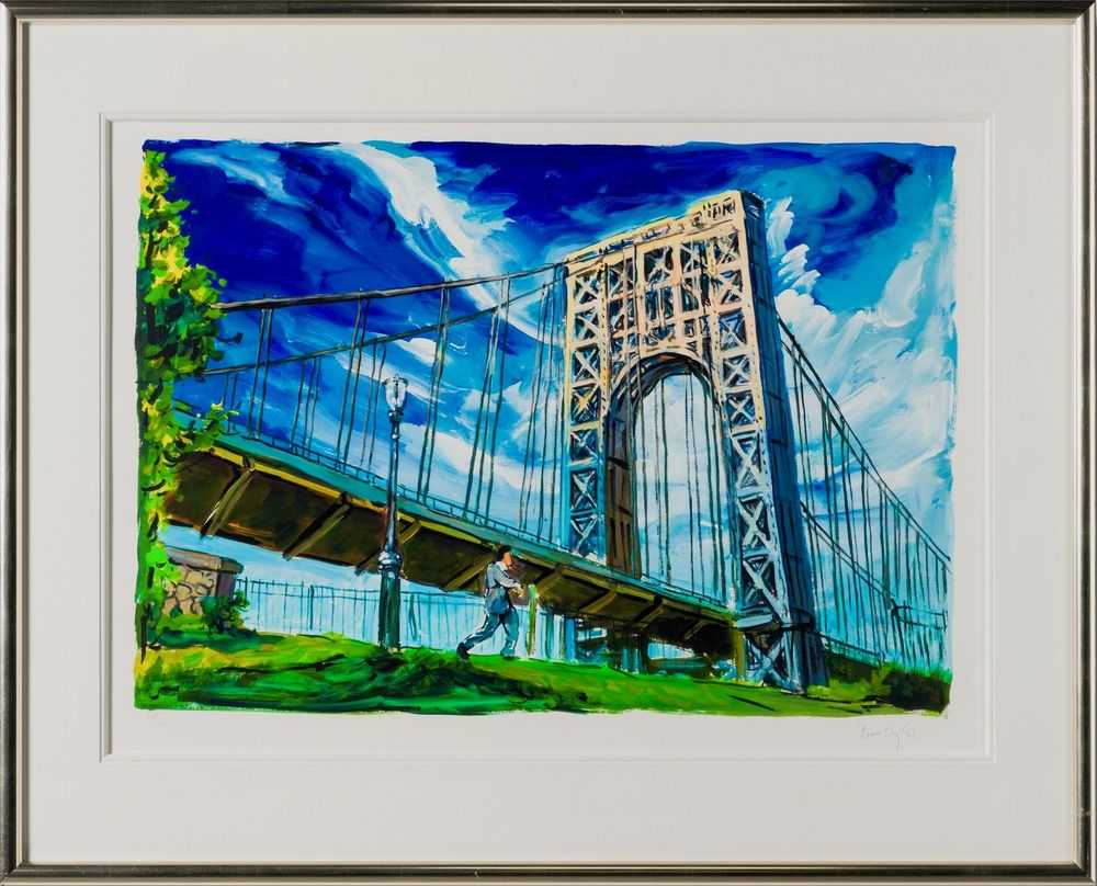 Bob Dylan, ‘Under the Bridge - Medium (2017) (Framed)’, 2017, Print, Fine Art Print, Castle Fine Art, Numbered, Framed