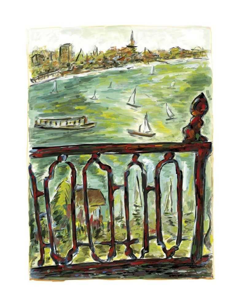 Bob Dylan, ‘Vista From Balcony (2010)’, 2010, Print, Fine art print, Halcyon Gallery, Numbered