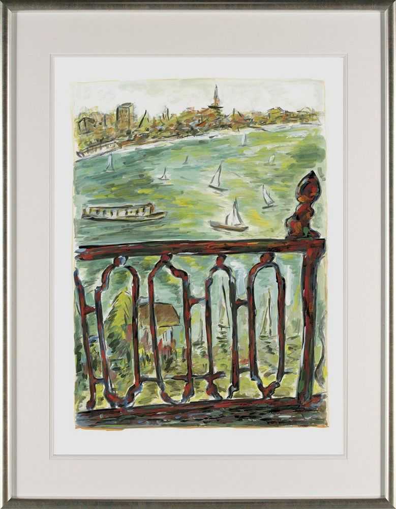 Bob Dylan, ‘Vista From Balcony (2010) (Framed)’, 2010, Print, Fine Art Print, Castle Fine Art, Numbered, Framed