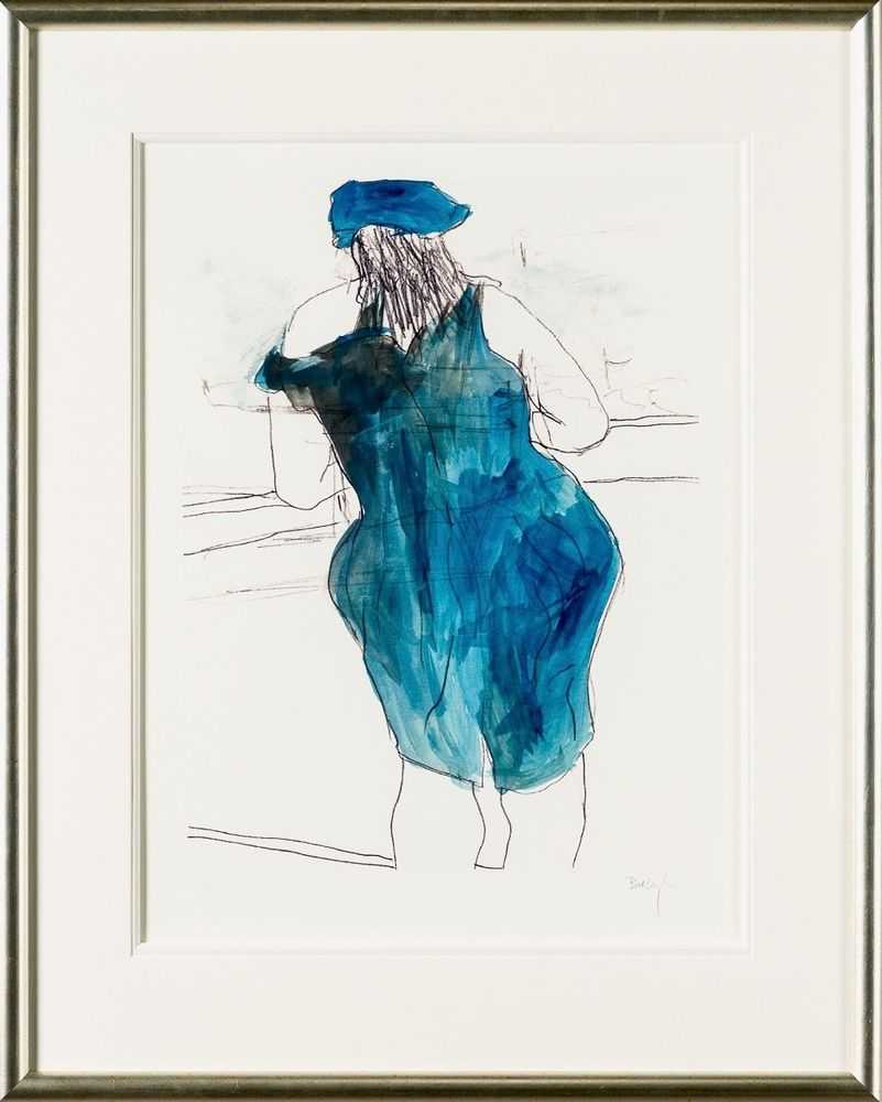 Bob Dylan, ‘Woman In Red Lion Pub (2014) (Framed)’, 2014, Print, Fine Art Print, Castle Fine Art, Numbered, Framed