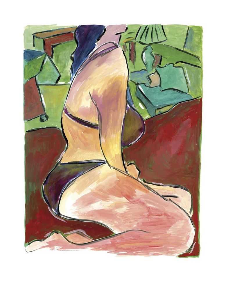 Bob Dylan, ‘Woman On A Bed (2010)’, 2010, Print, Fine art print, Halcyon Gallery, Numbered
