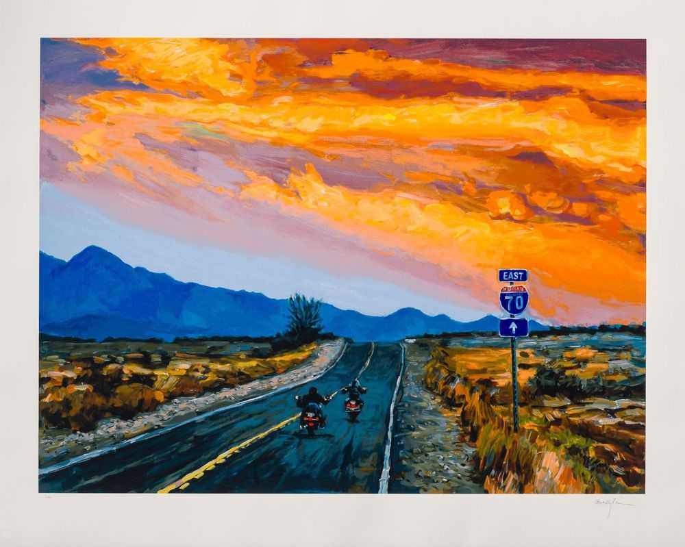 Bob Dylan, ‘Motorcycle Riders’, 2024, Print, Fine Art Print and Silkscreen, null, Numbered