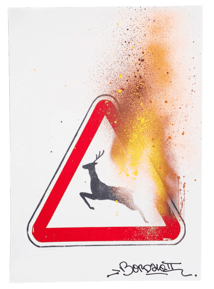 Bordalo II, ‘Wild Wild Fires’, 2024, Sculpture, Risograph on soft White 240 grs , Self Released, Numbered, Handfinished