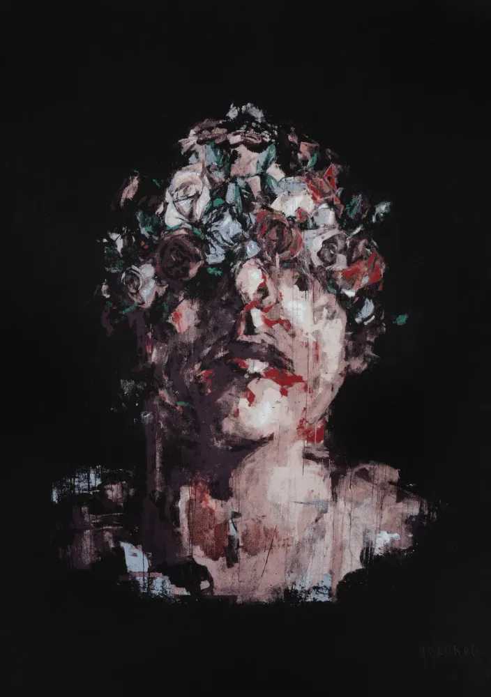 Borondo, ‘Fake Paradise’, 2015, Print, 8-layer screen print on black paper, null, Numbered