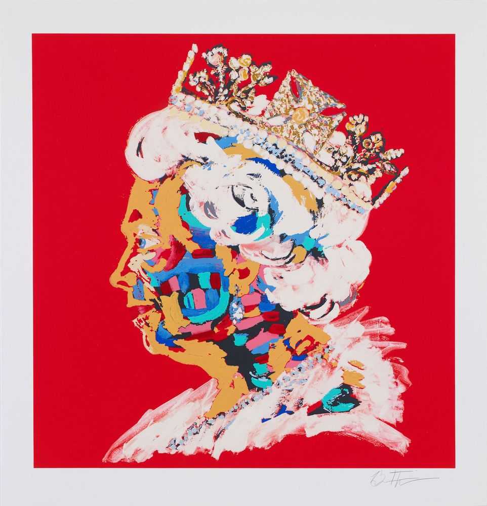 Bradley Theodore, ‘Eternal Queen (Cardinal Red)’, 2022, Print, Etching with relief printing, Manifold Editions, Numbered
