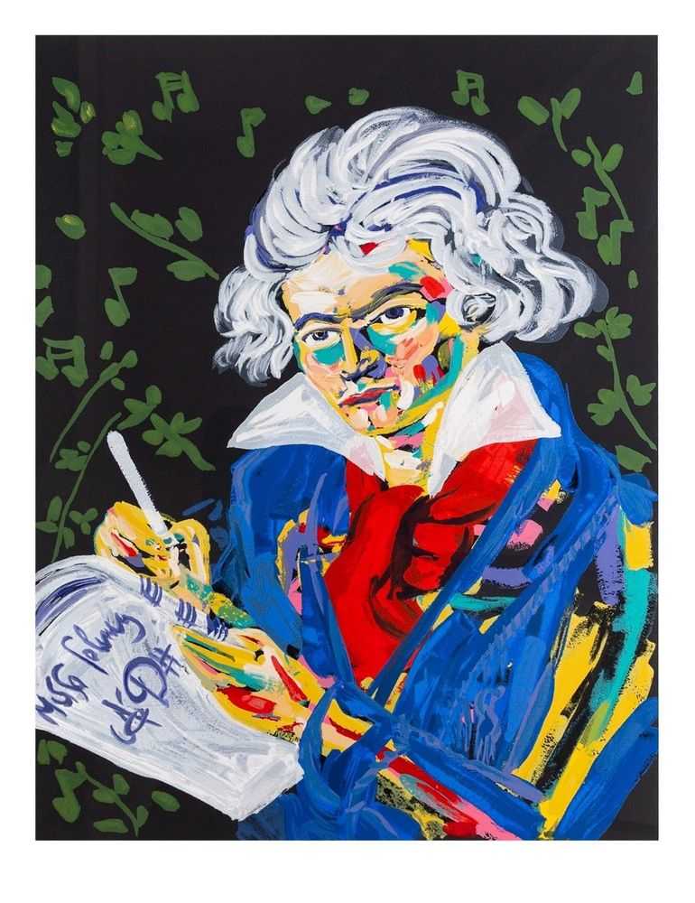 Bradley Theodore, ‘Symphony of Beethoven’, 2018, Print, Silkscreen on paper, null, Numbered