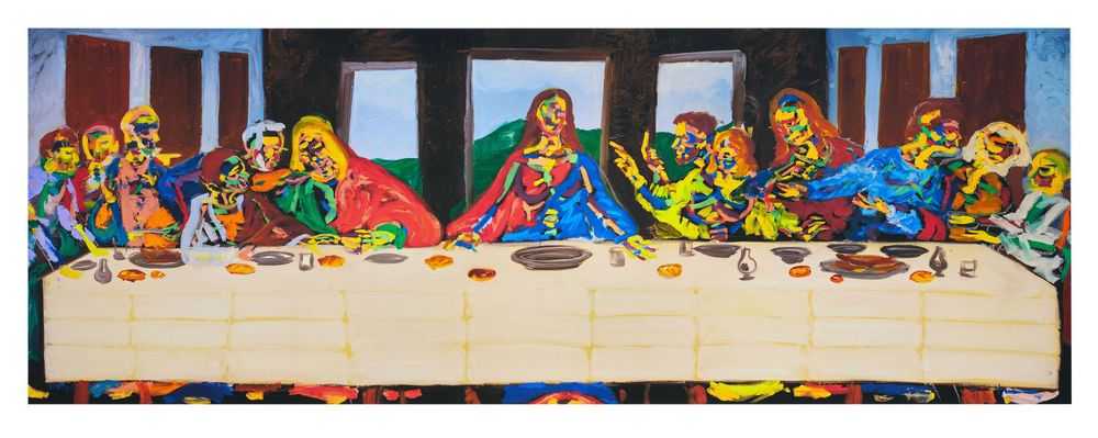 Bradley Theodore, ‘The Last Supper’, 2023, Print, Archival pigment print with screenprinted spot varnish, Manifold Editions, Numbered