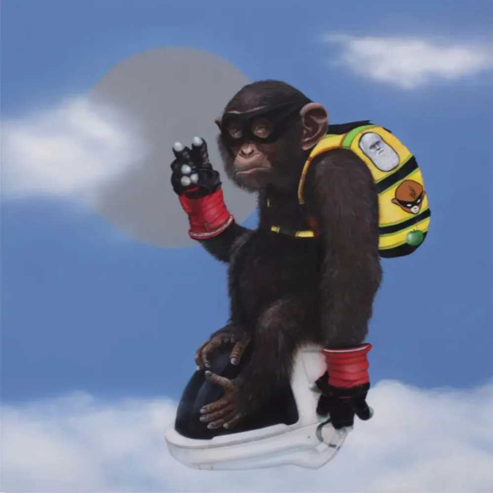 Brett Crawford, ‘Ceci n'est pas un Singe’, 2018, Print, Digital prints on Somerset Velvet Fine Art Paper, null, Numbered