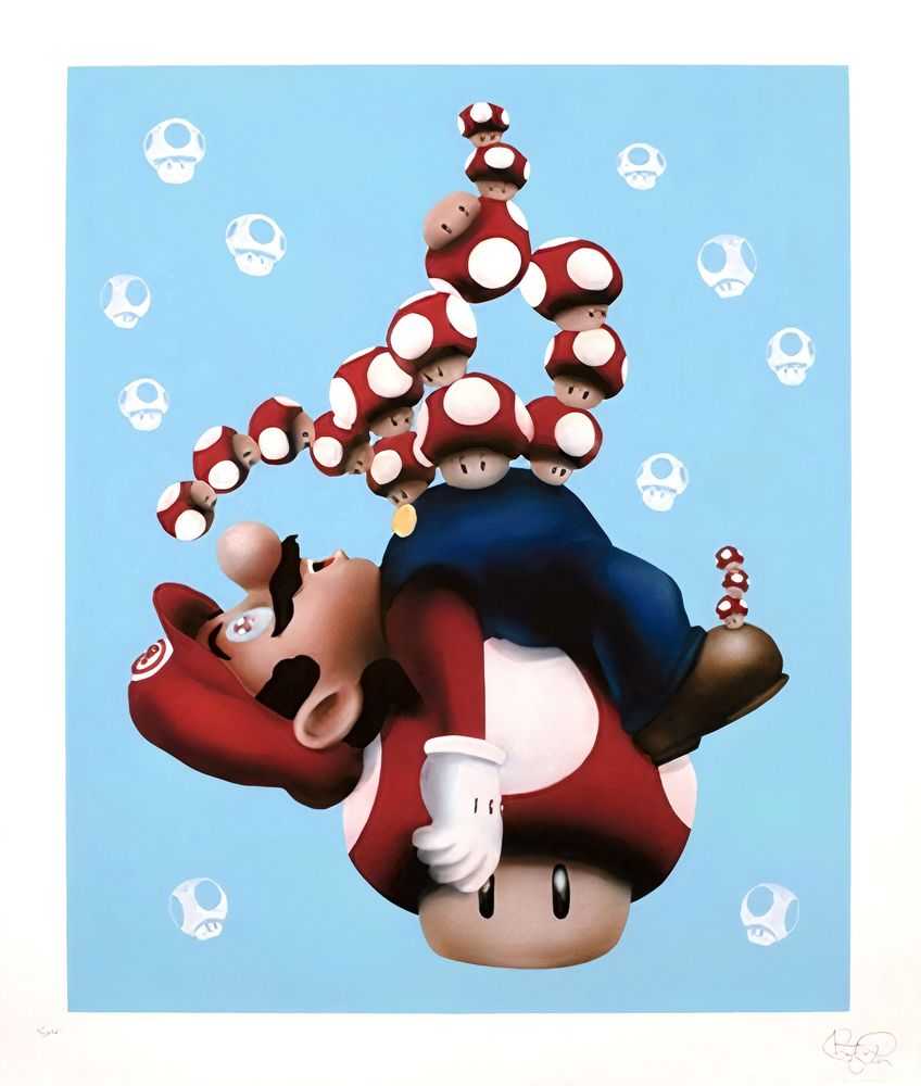 Brett Crawford, ‘Mario is Trippin’, 2019, Print, Giclee print on Somerset Velvet Fine Art Paper, null, Numbered