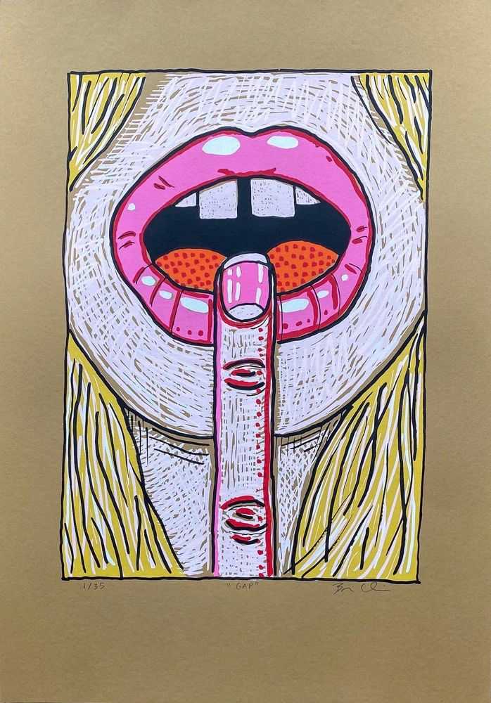 Brian Calvin, ‘Gap’, 2020, Print, 7-colour Serigraph on Strathmore Chino 300gsm, Margins, Numbered