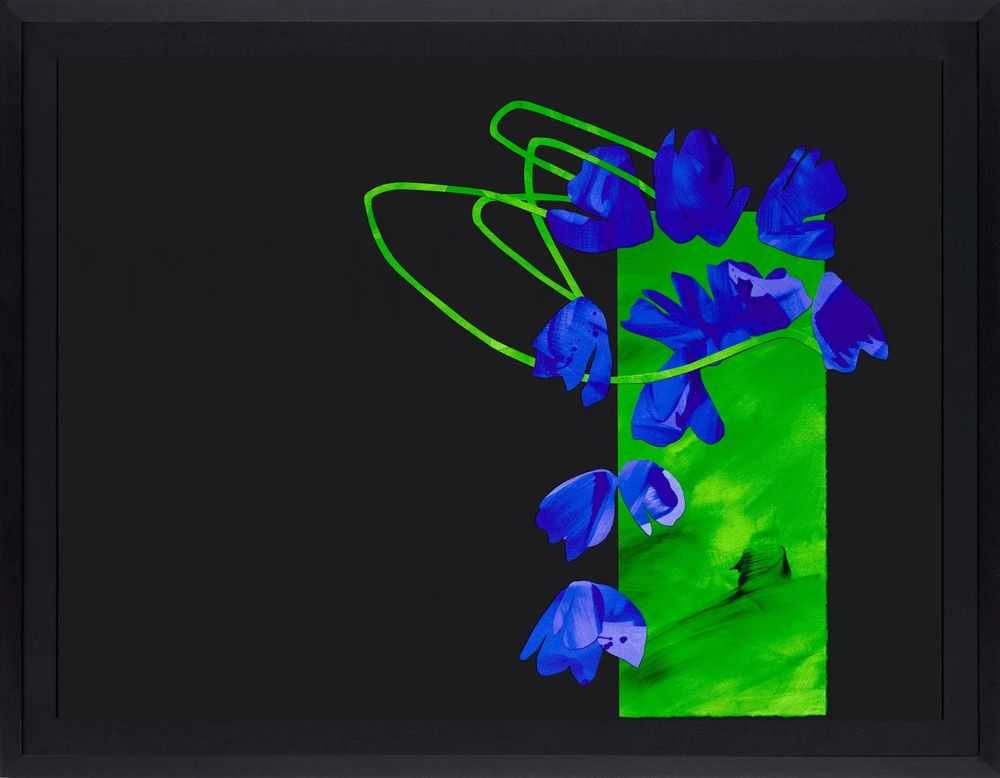 Brian Clarke, ‘Whip of Green’, 2025, Print, Fine Art Paper Print, null, Numbered, Framed