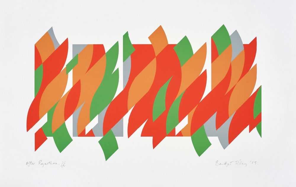 Bridget Riley, ‘After Rajasthan’, 2013, Print, Screenprint on paper, null, Numbered, Dated