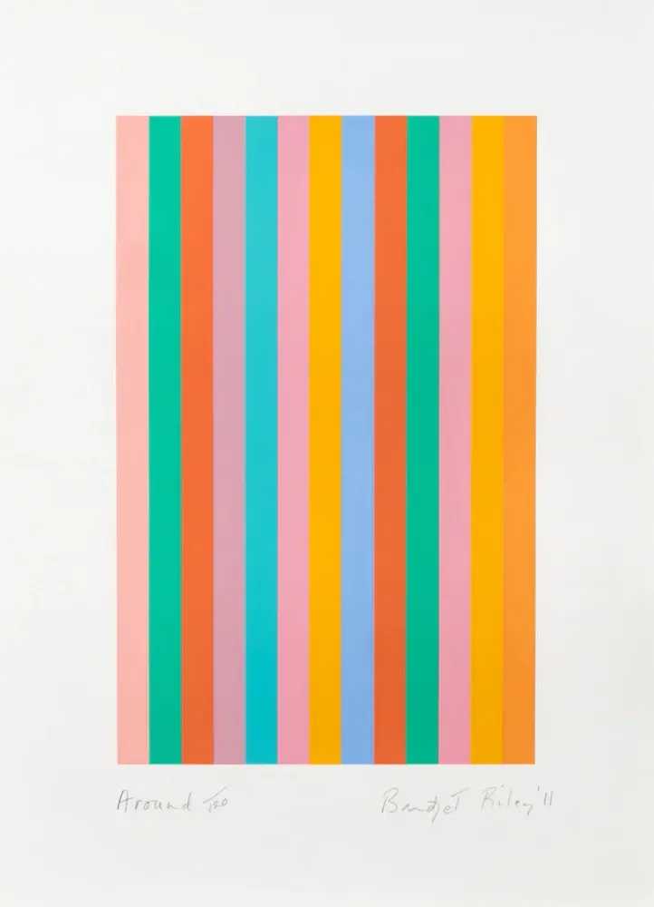 Bridget Riley, ‘Around’, 2011, Print, Screenprint on paper, null, Numbered, Dated