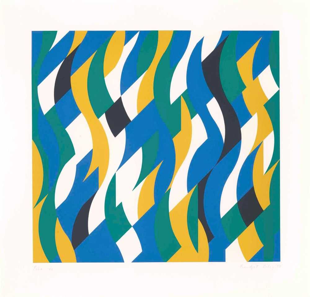 Bridget Riley, ‘Echo’, 1998, Print, Screenprint on paper, null, Numbered, Dated