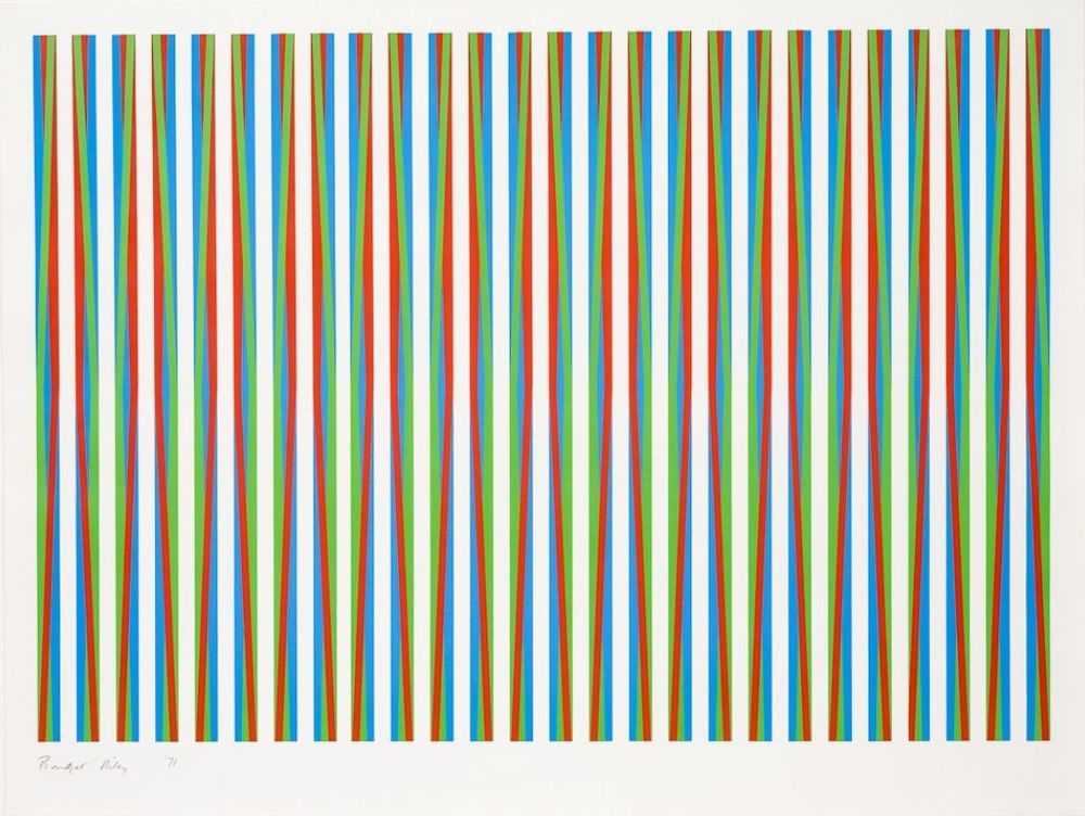 Bridget Riley, ‘Firebird’, 1971, Print, Screenprint on paper, null, Numbered, Dated