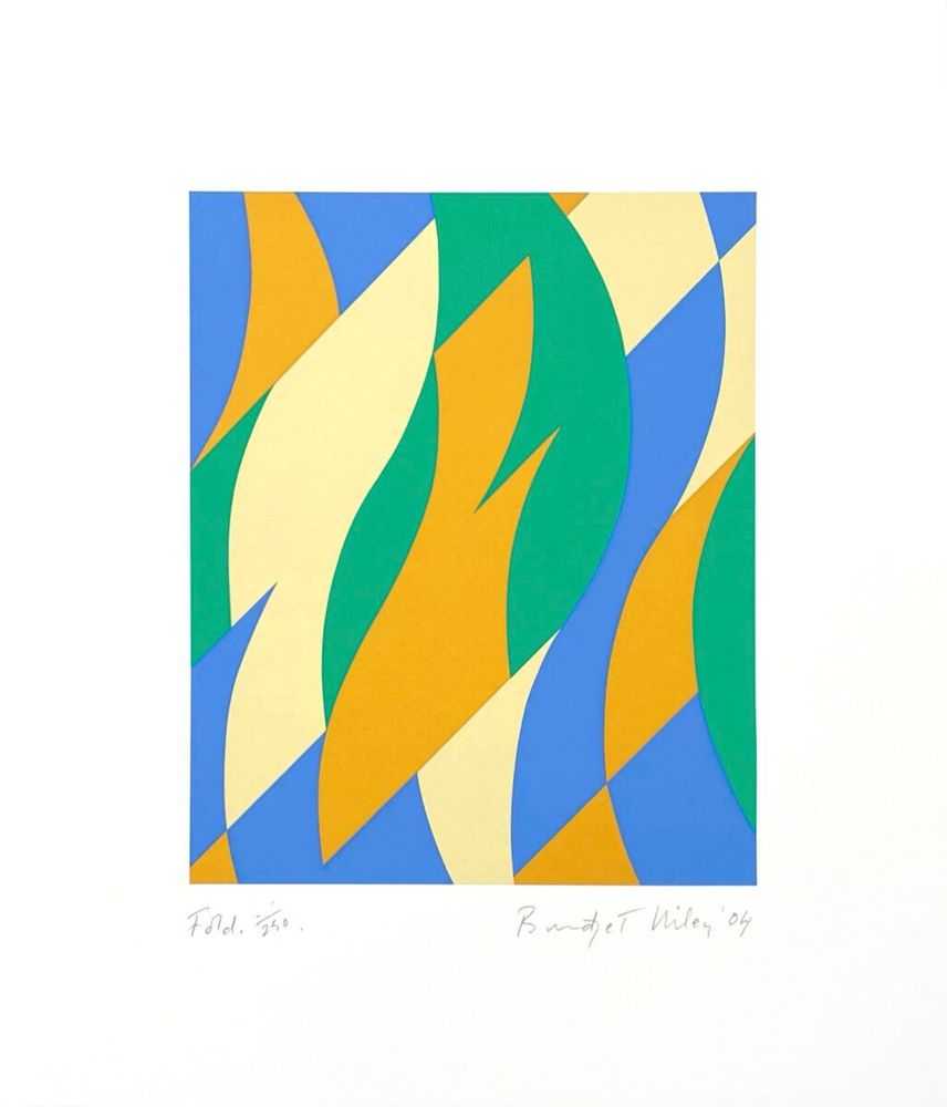 Bridget Riley, ‘Fold’, 2004, Print, Screenprint on paper, null, Numbered, Dated