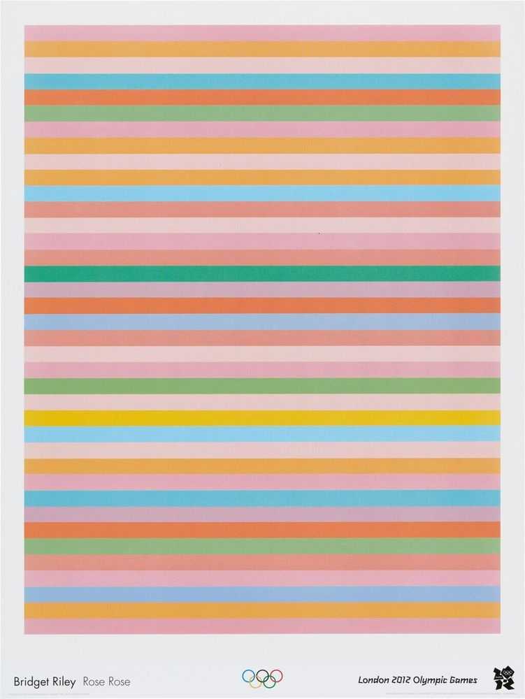 Bridget Riley, ‘Rose Rose (Gold Edition)’, 2011, Print, Inkjet with one colour screen print and one glaze on 300gsm Somerset Photosatin paper, null, 
