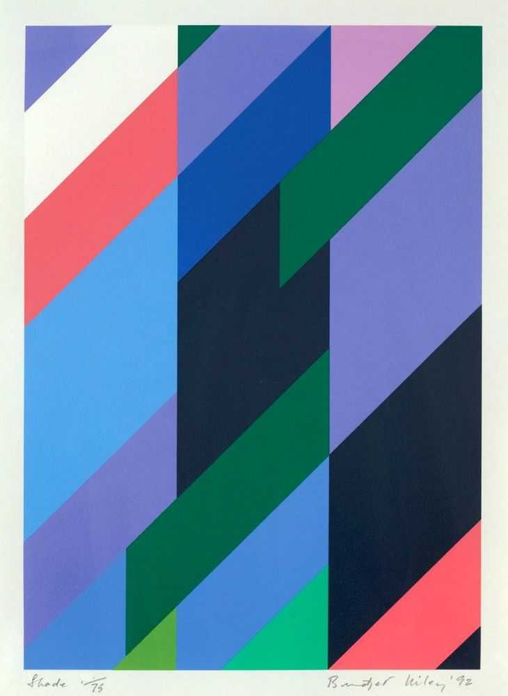 Bridget Riley, ‘Shade’, 1992, Print, Screenprint on paper, null, Numbered, Dated