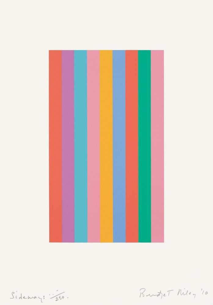 Bridget Riley, ‘Sideways’, 2010, Print, Screenprint on paper, null, Numbered, Dated