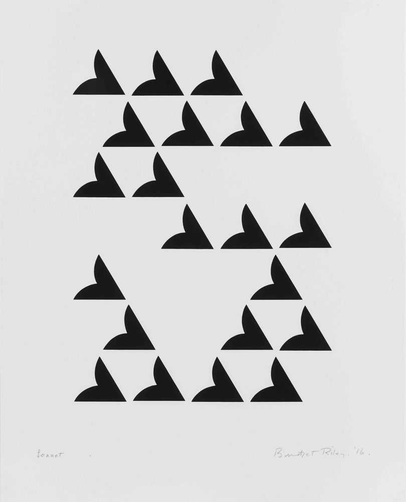 Bridget Riley, ‘Sonnet’, 2016, Print, Screenprint on paper, null, Numbered, Dated