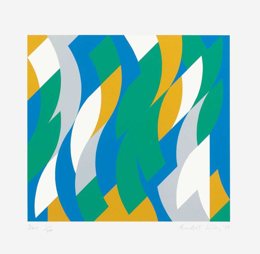 Bridget Riley, ‘Start’, 2000, Print, Screenprint on paper, null, Numbered, Dated