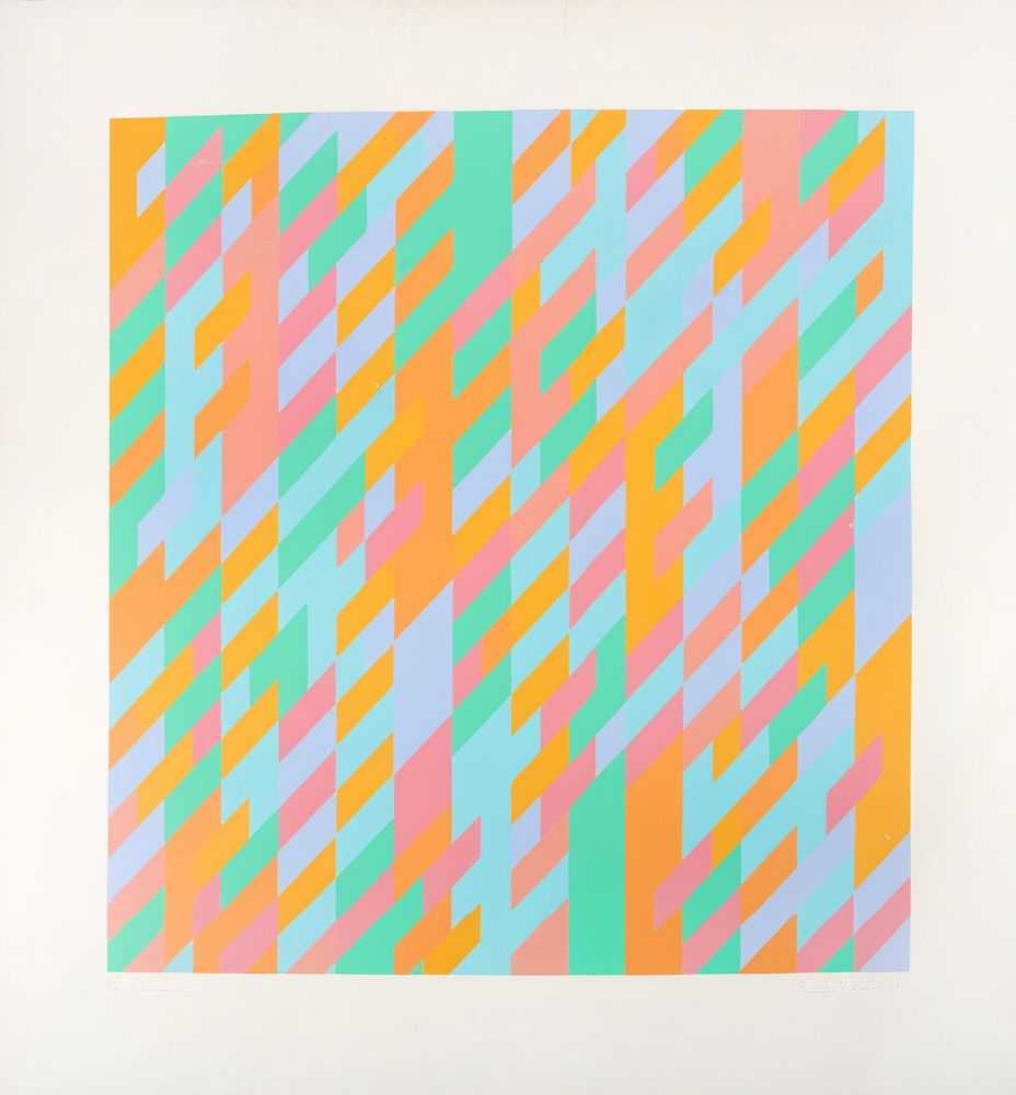 Bridget Riley, ‘To Midsummer’, 1989, Print, Screenprint on paper, null, Numbered, Dated