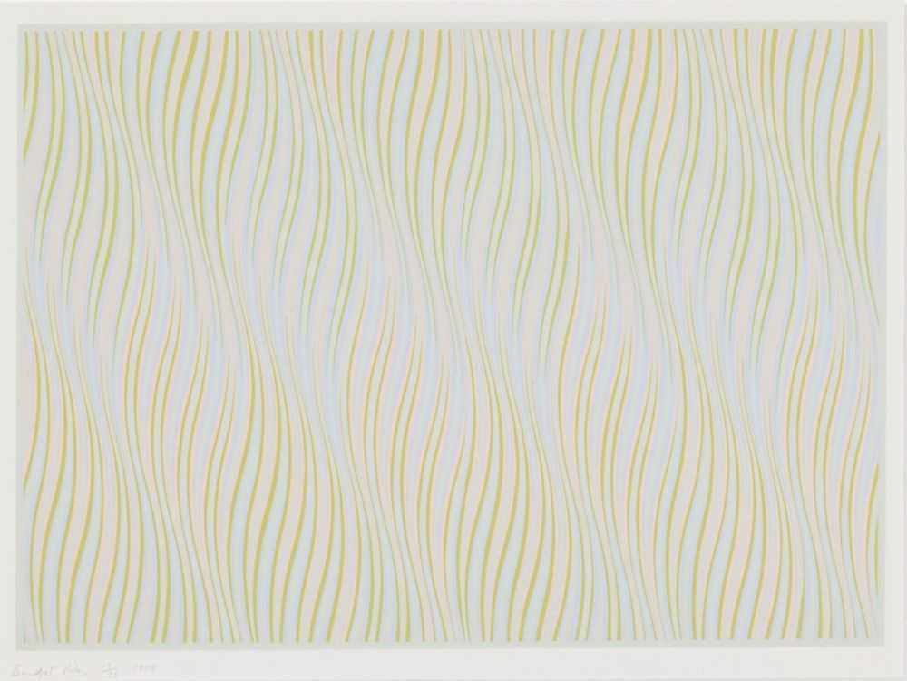 Bridget Riley, ‘Untitled (Blue)’, 1978, Print, Screenprint on paper, null, Numbered, Dated