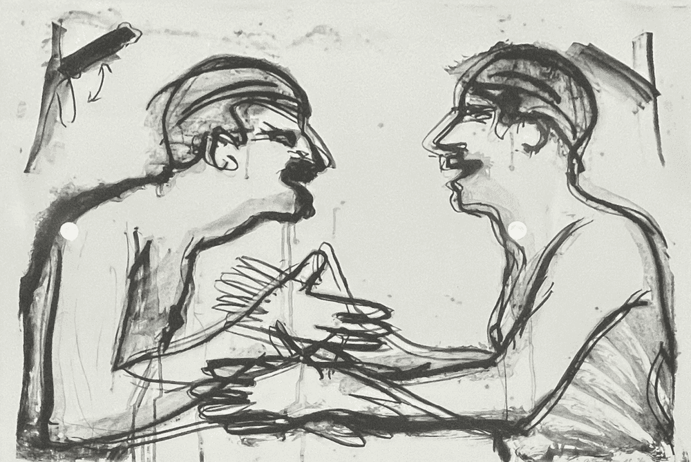 Bruce Nauman, ‘Fingers and Holes (Black and White)’, 1994, Print, Lithograph and Screenprint, Gemini G.E.L. LLC, Numbered