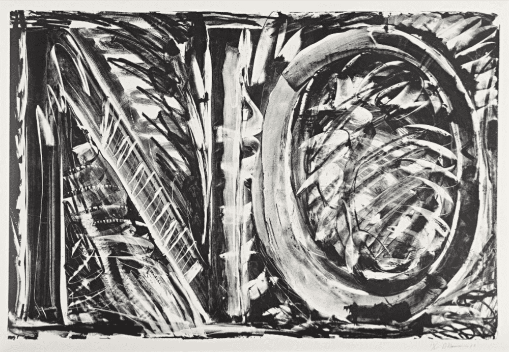 Bruce Nauman, ‘No - State ’, 1981, Print, Lithograph in colors, on Arches Cover paper, Gemini G.E.L. LLC, Numbered, Dated
