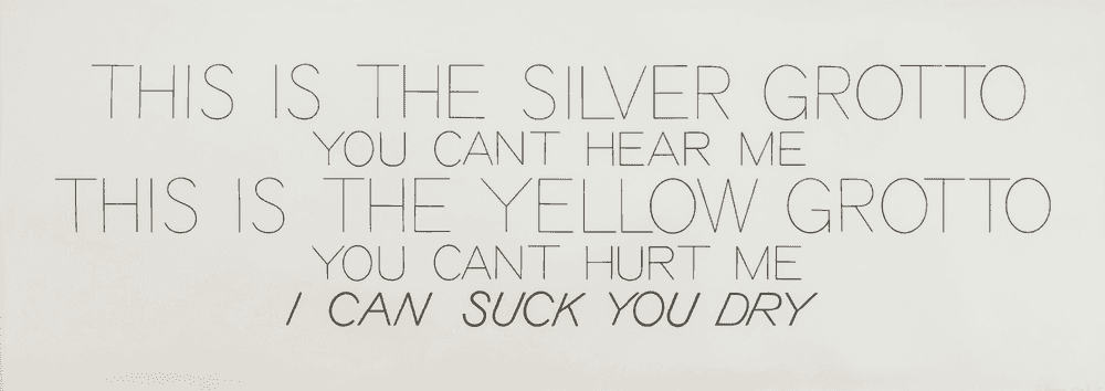 Bruce Nauman, ‘Silver Grotto - Yellow Grotto ’, 1975, Print, Screenprint, Gemini G.E.L. LLC, Numbered, Dated