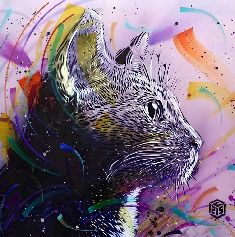C215 (Christian Guémy), ‘Magnificat (Purple Edition)’, 09-12-2014, Print, Lithograph, Print Them All, Handfinished