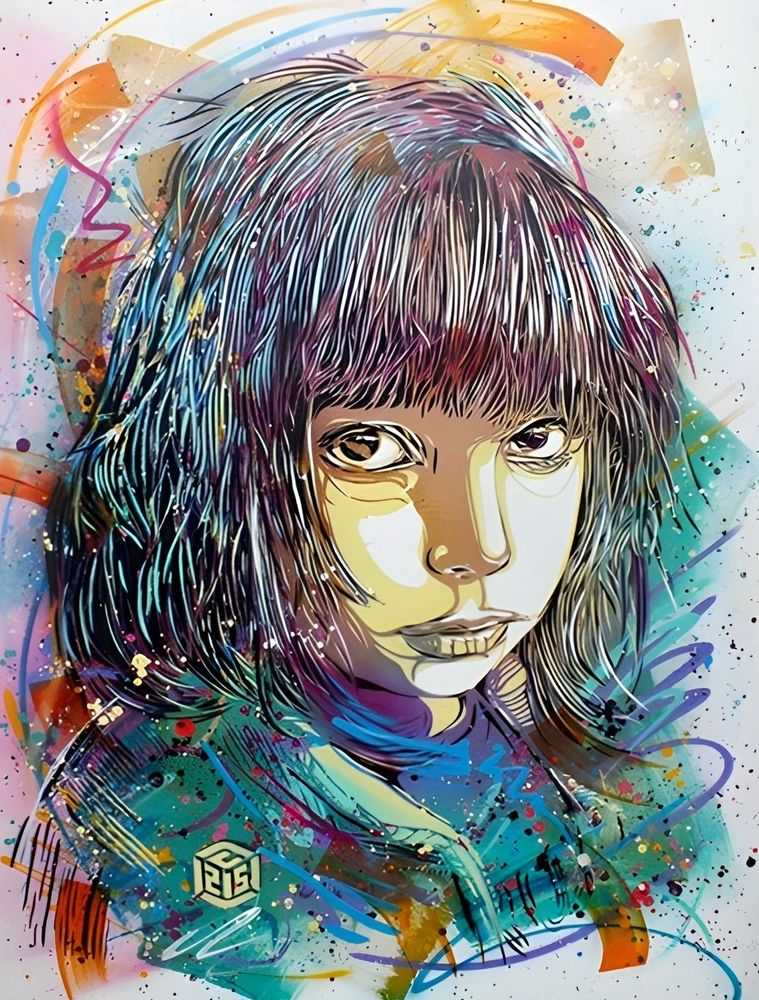 C215 (Christian Guémy), ‘Nina’, 03-02-2014, Print, Lithograph, Print Them All, Handfinished