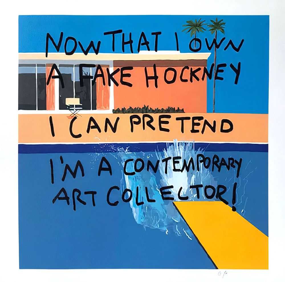 CB Hoyo, ‘Fake Collector’, 2019, Print, Multi-layer Silkscreen on Hahnemuhle paper 310g, Alberto Serighelli, Numbered