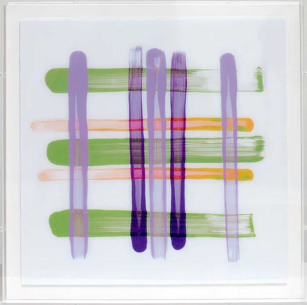 CJ Hendry, ‘Booger Sugar (Plaid)’, 20-04-2023, Print, Lenticular artwork changes color when you move from left to right, Self-released, Numbered, Framed
