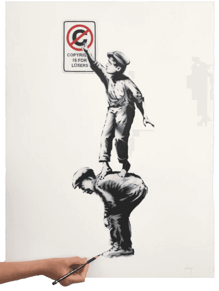 CJ Hendry, ‘Copyright is for Losers’, 18-09-2022, Print, Fine art print, Self-released, 