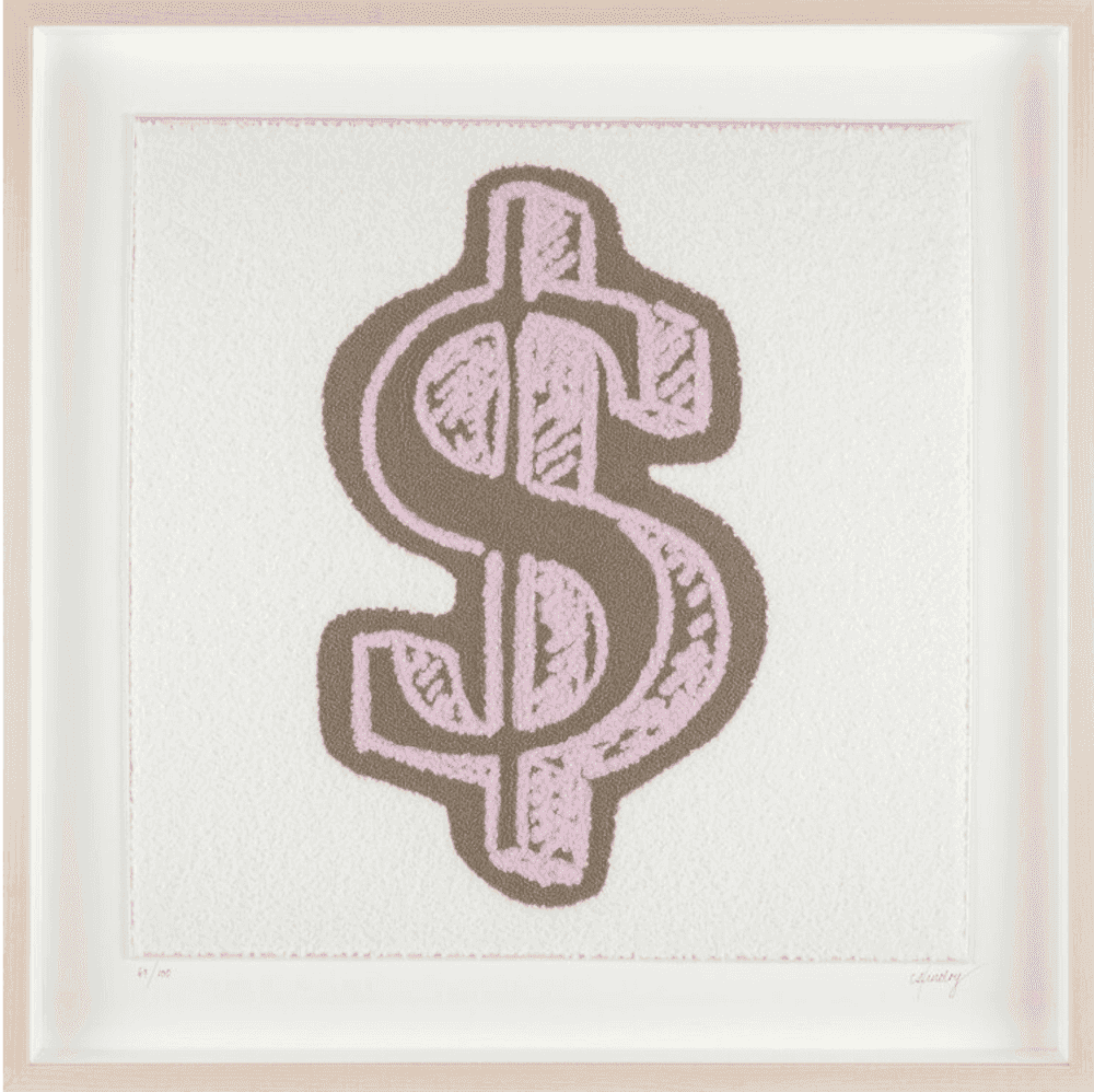 CJ Hendry, ‘Guap’, 12-11-2020, Print, Chenille patche (fabric tufted yarn that creates a 3D effect), Self-released, Numbered, Framed