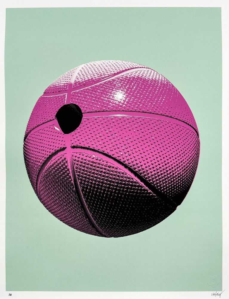 CJ Hendry, ‘Pastel Editions - Basketball’, 2026, Print, Fine art paper, null, Numbered
